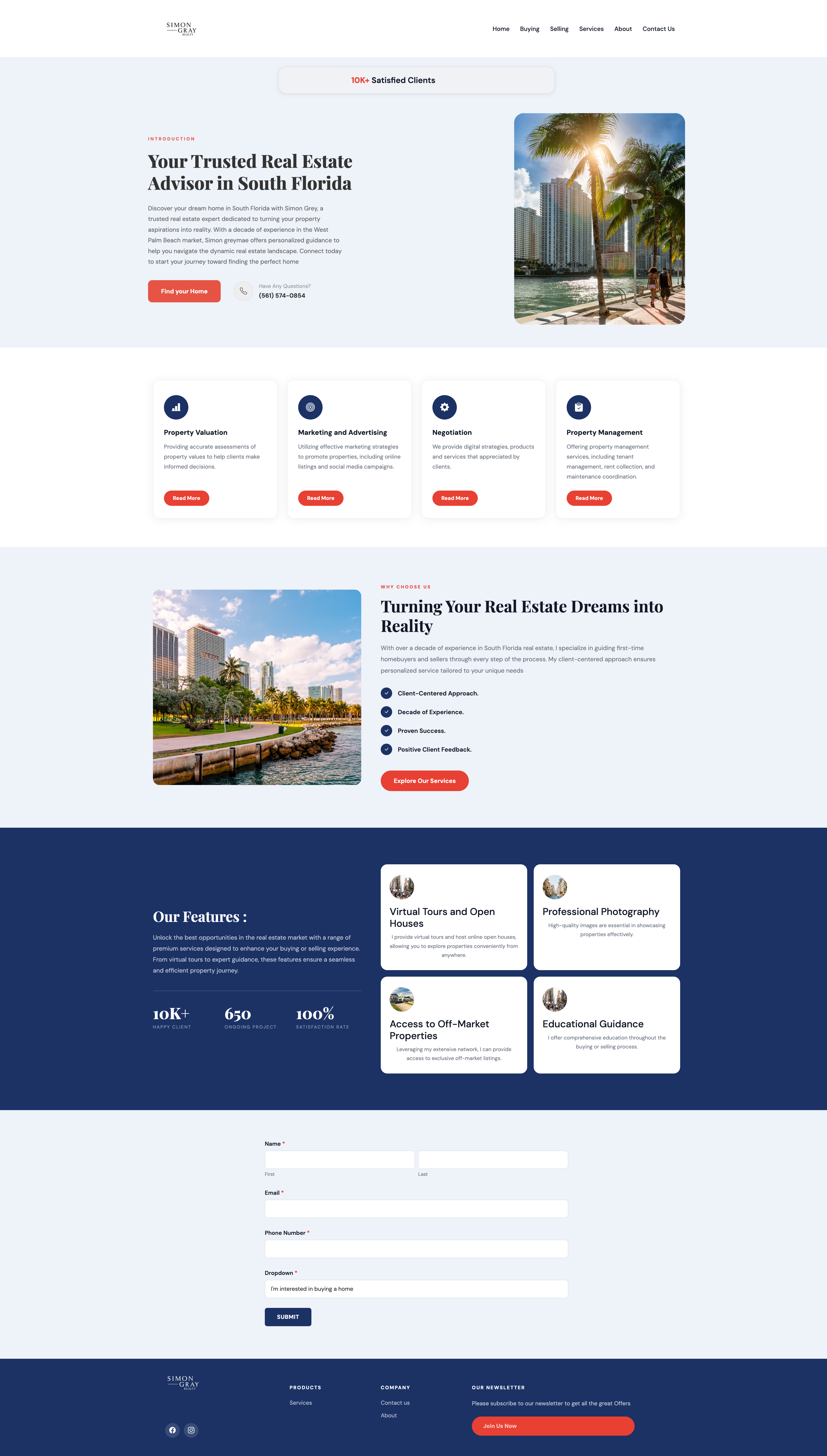 Chaimae Realty Website Template Preview